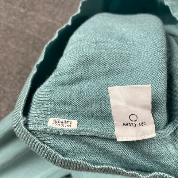 Bobby Jones Sweater Vest Mens L Wool Work Office Capsule Minimal Career FLAW - Picture 7 of 9